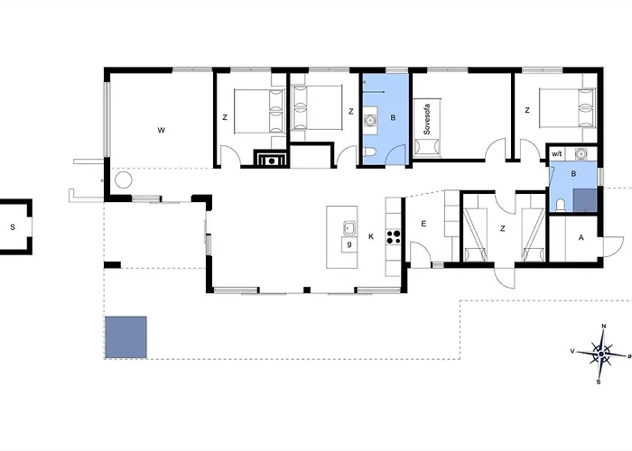 Bl1292-blokhus-saetergaardsstien-10-a Сasa de vacaciones Blokhus